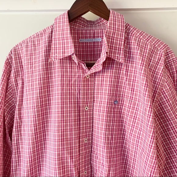 Southern Tide Other - • southern tide • checked button down shirt xl